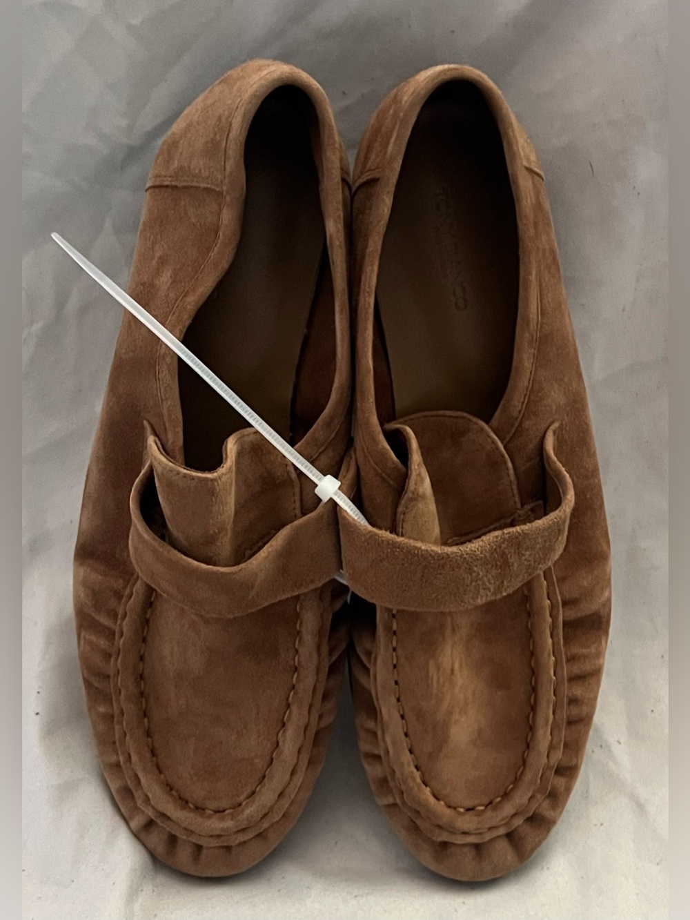 Tony Bianco GATSBY BROWN SUEDE LOAFER SLIP ON SHOES 7.5 NEW - Picture 7 of 10